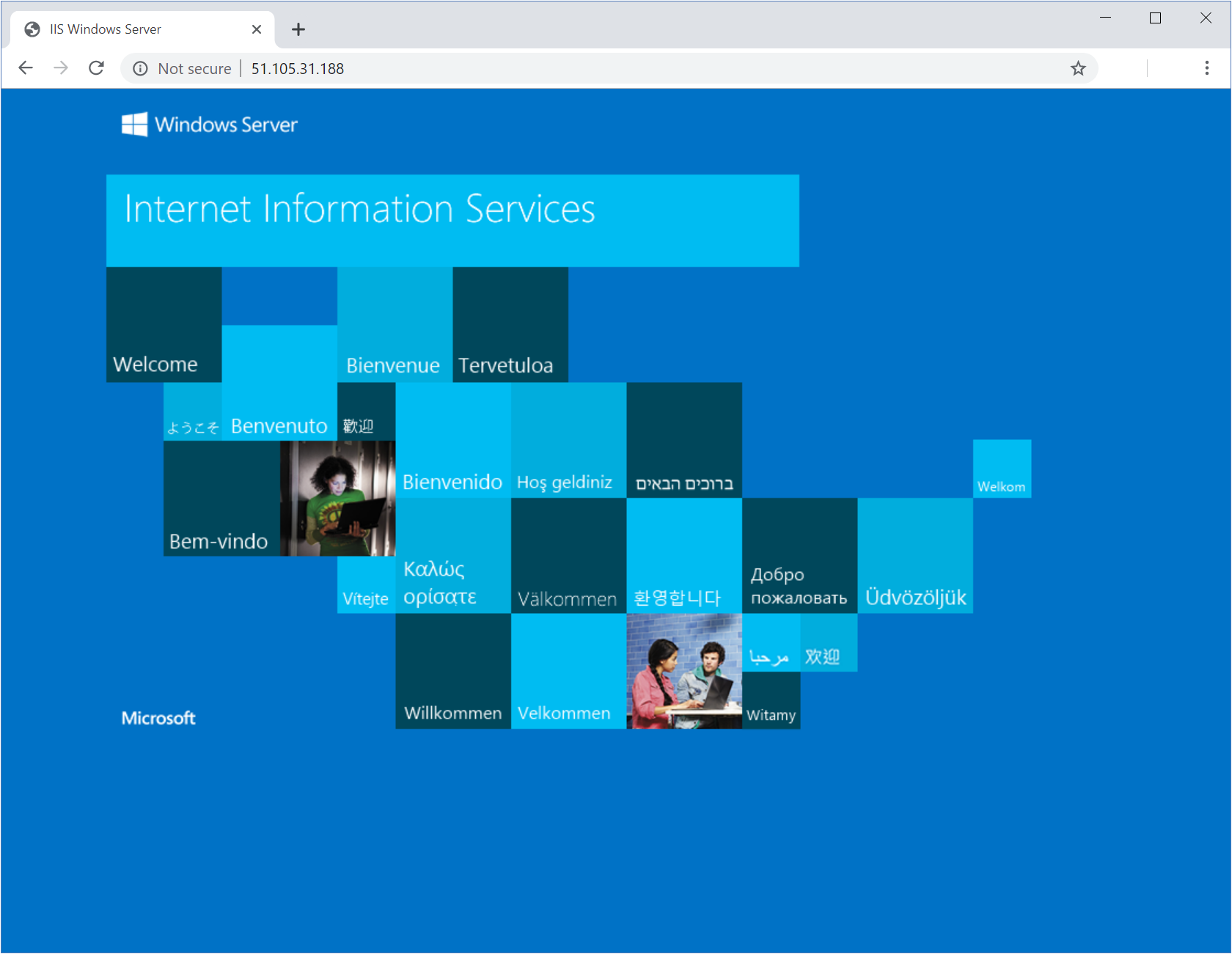 IIS Default Page